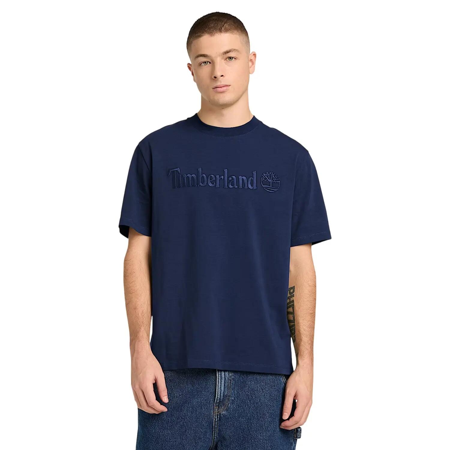 Tshirt HAMPTON Homme (Bleu Saphir Foncé) 3/3