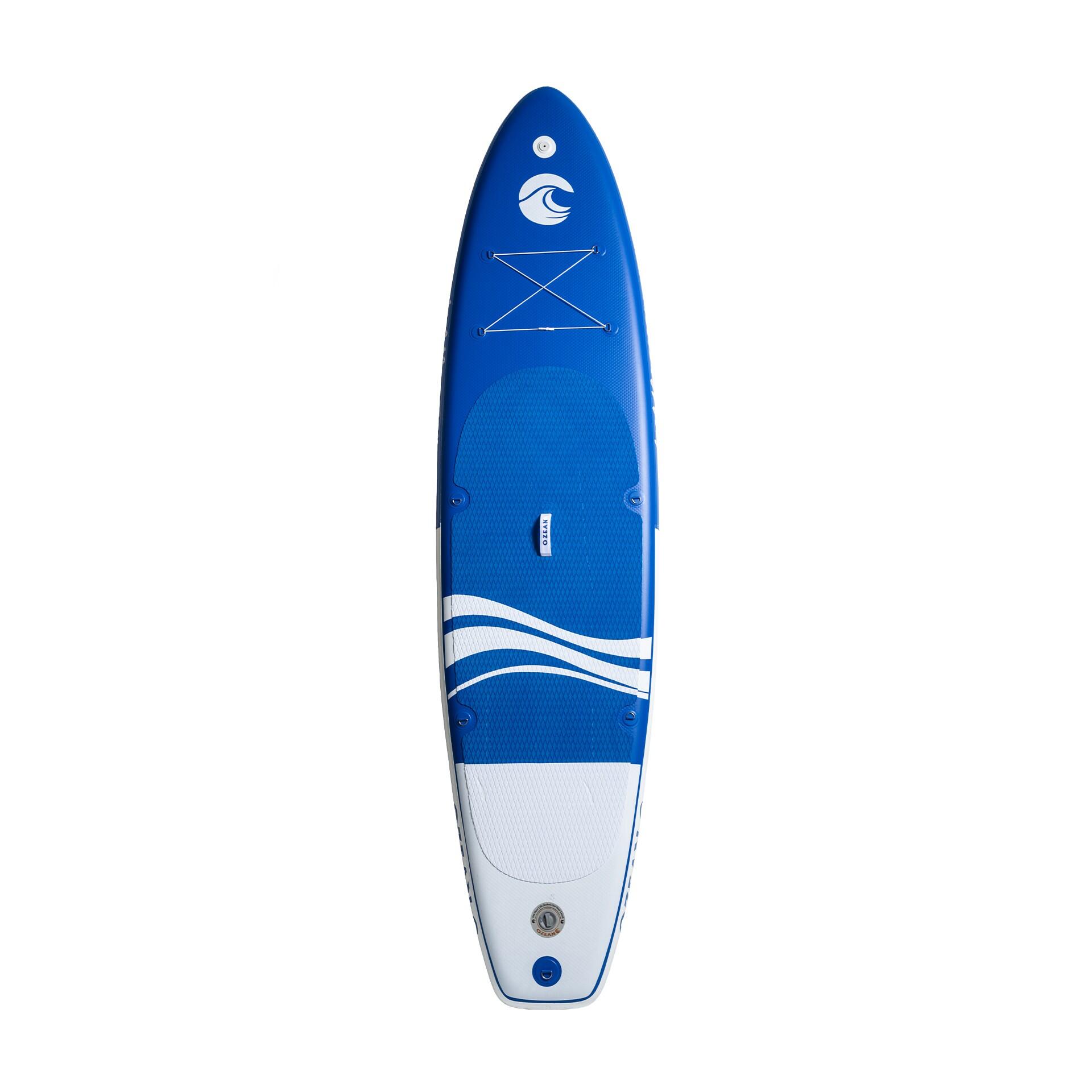 Prancha SUP OZEAN 350 cm insuflável, até 2 pessoas, com 11 acessórios, Azul 2/8