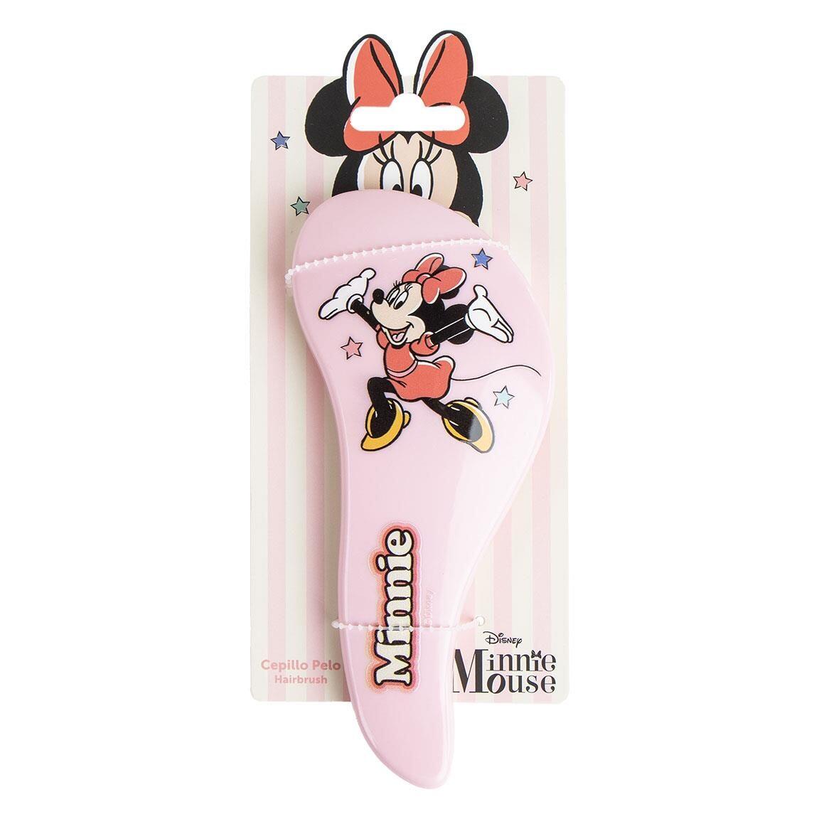 Brosse démêlante Minnie Mouse pour enfants en plastique ABS rose 3/3
