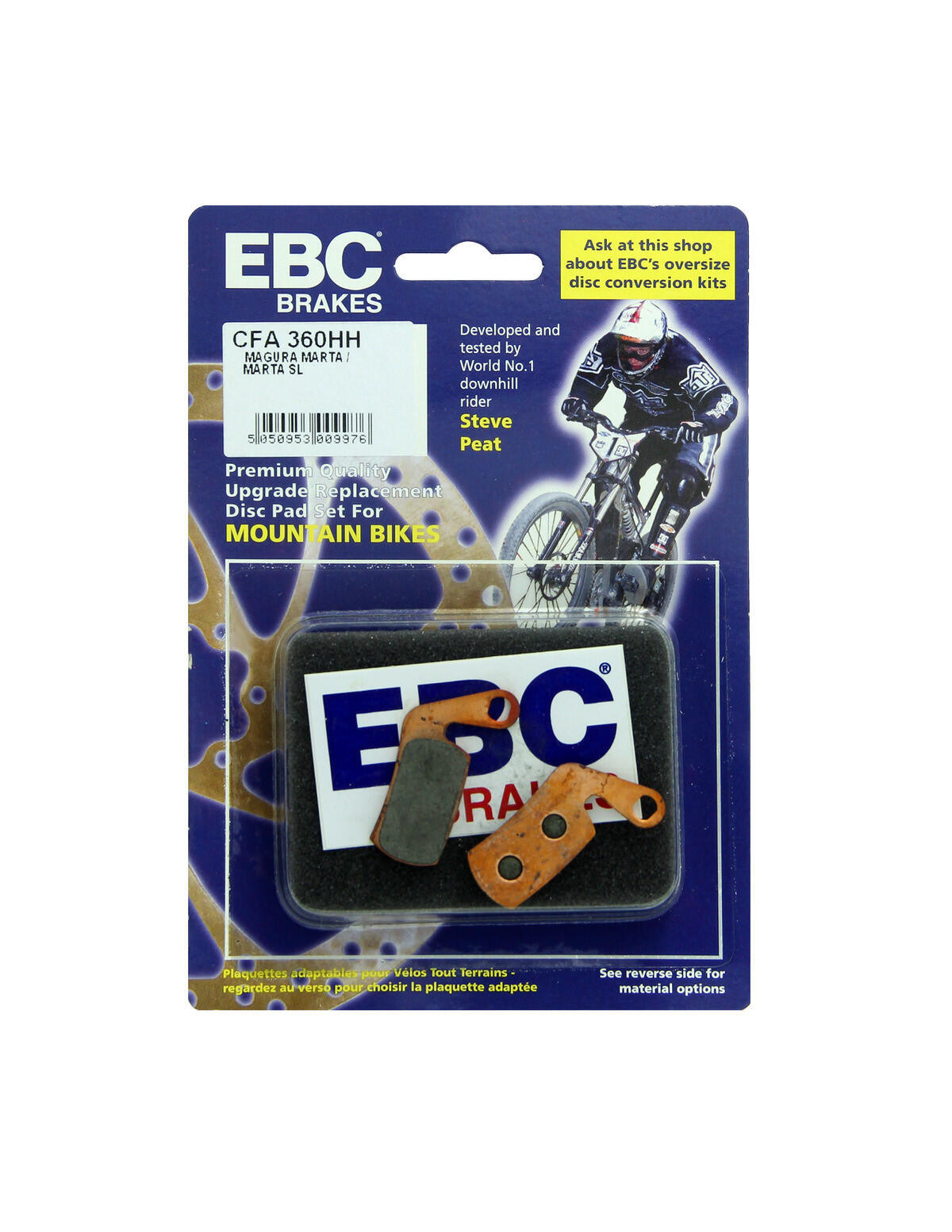 CFA360HH - Klocki hamulcowe rowerowe (spiekane) EBC Brakes 2/2