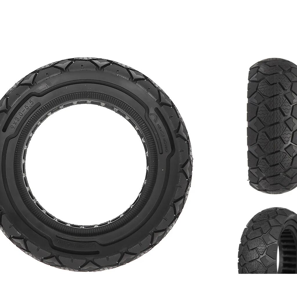 Tubeless solid tyre KuKirin G2 PRO 2024 off‑road 9x3.0‑5.5 polyurethane