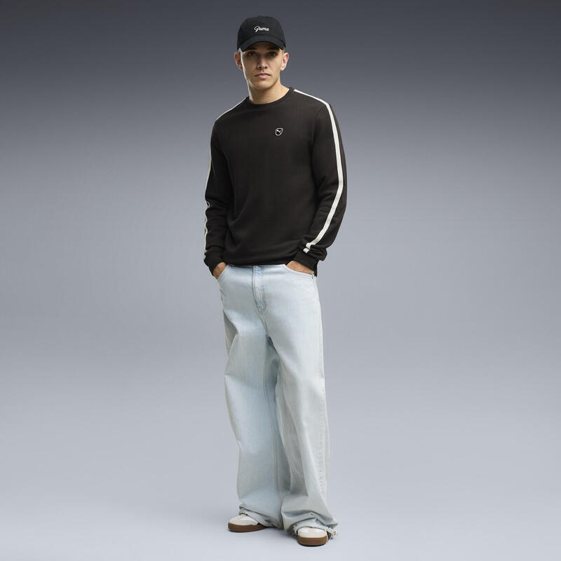 Bluză de trening pentru bărbați PUMA Essentials Elevated cu guler rotund