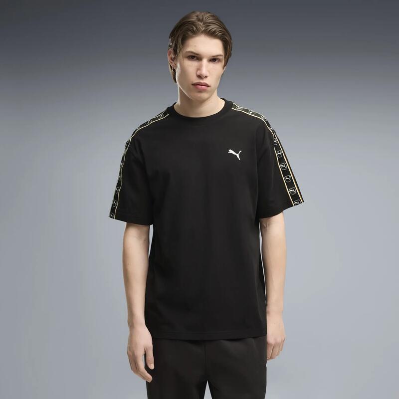 Essentials Elevated Tape Relaxed férfi póló, PUMA