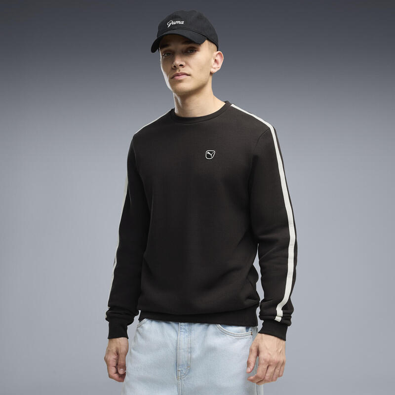 Bluză de trening pentru bărbați PUMA Essentials Elevated cu guler rotund