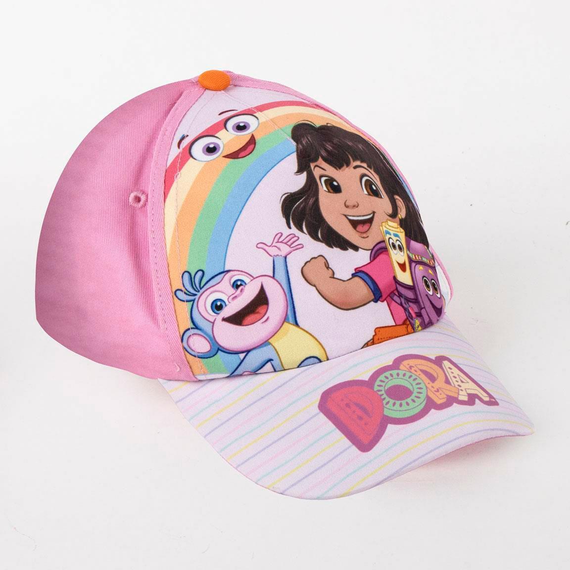 Set Infantil Dora la Exploradora con Toalla y Saquito de Playa Rosa 3/7