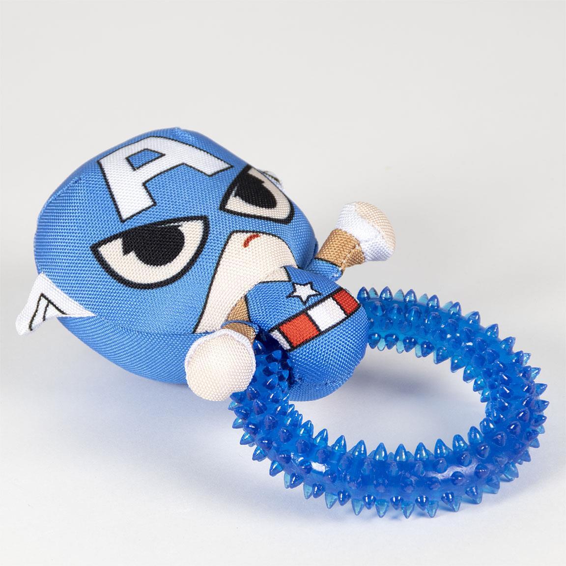 Jouet à mâcher pour chien Captain America Avengers, anneau en caoutchouc 4/7