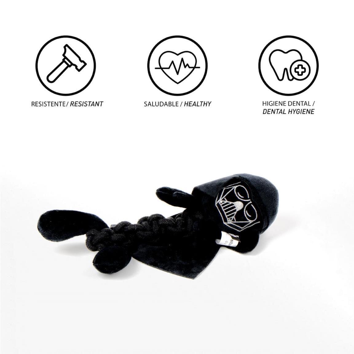 Corde à mâcher Star Wars Dark Vador pour chien, jouet à mâcher noir 4/6