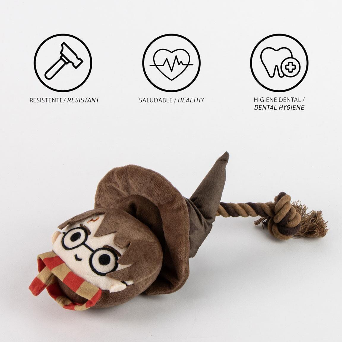 Jouet pour chien Harry Potter, corde dentaire en coton et polyester marron 5/7