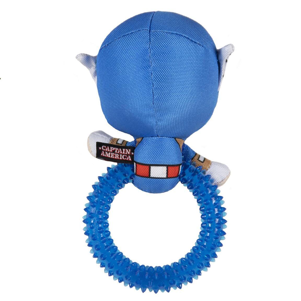 Jouet à mâcher pour chien Captain America Avengers, anneau en caoutchouc 2/7