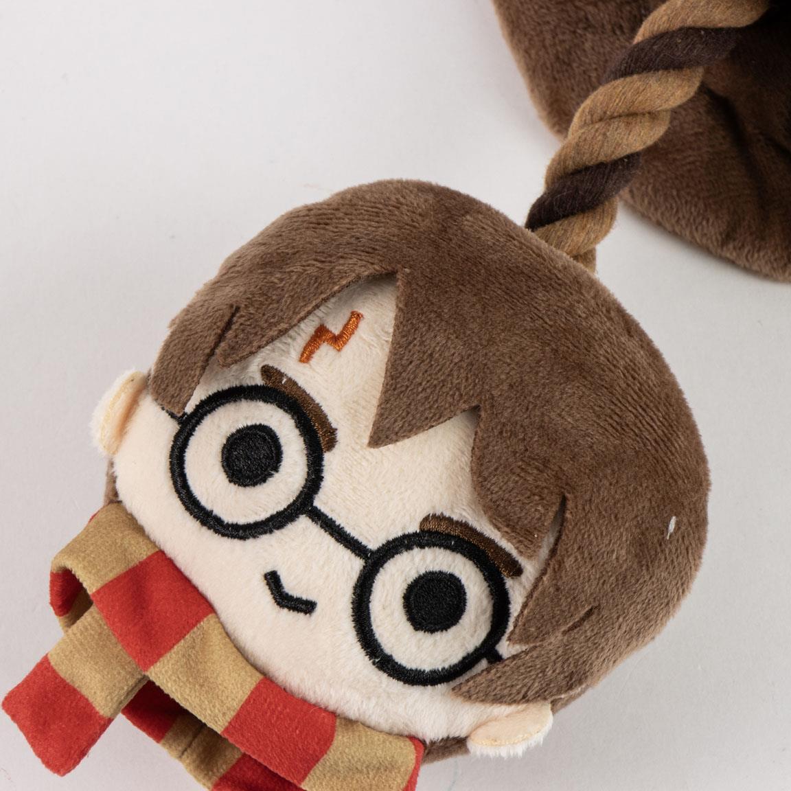 Jouet pour chien Harry Potter, corde dentaire en coton et polyester marron 3/7