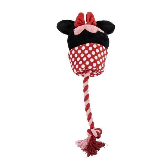Minnie Mouse Hundeseilspielzeug, strapazierfähiges rotes und schwarzes