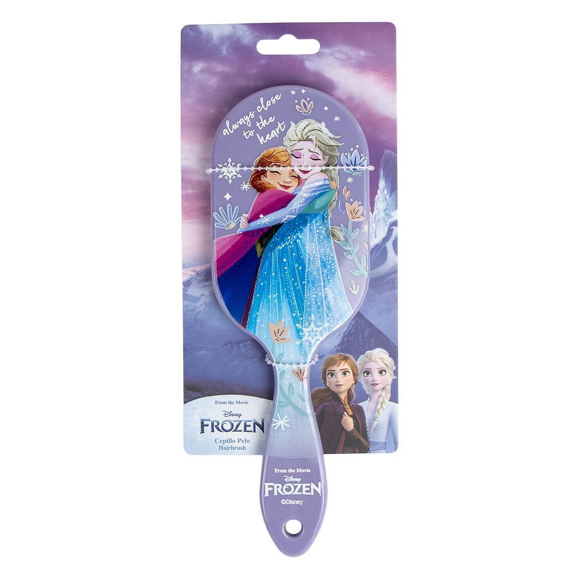 Brosse à cheveux rectangulaire La Reine des Neiges pour enfants, en plastique 3/3