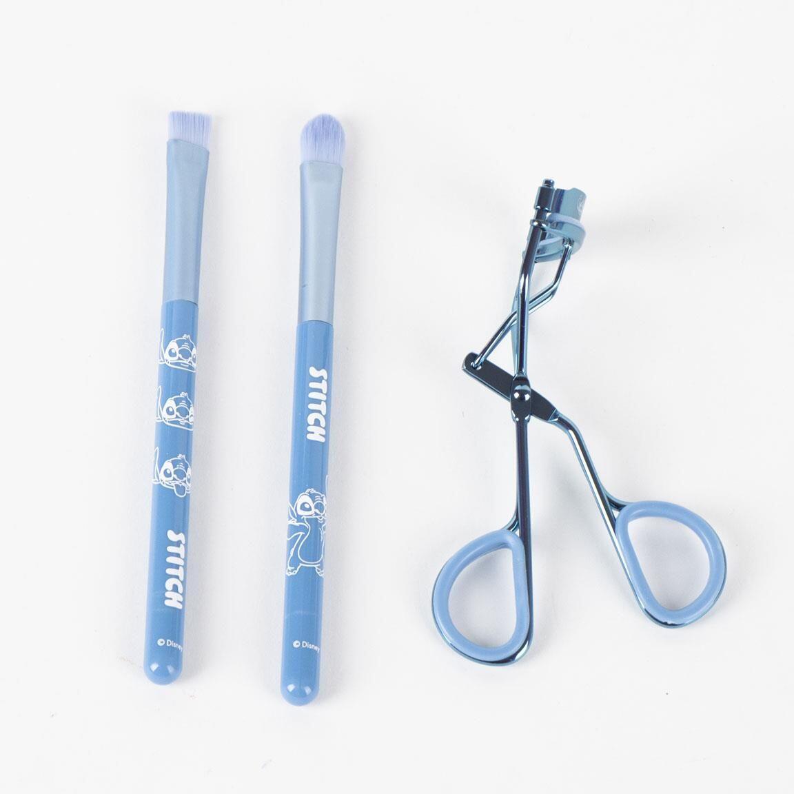 Coffret de soin pour bébé Stitch avec recourbe-cils et brosses - Bleu 2/6