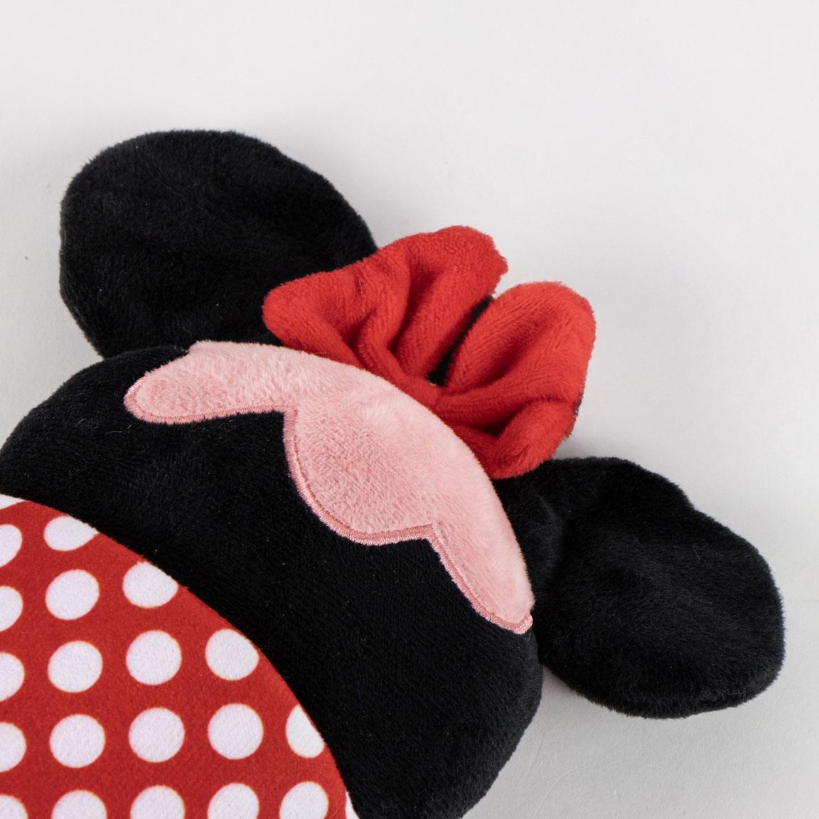 Jouet en corde pour chien Minnie Mouse, jouet en corde rouge et noire résistant 3/7