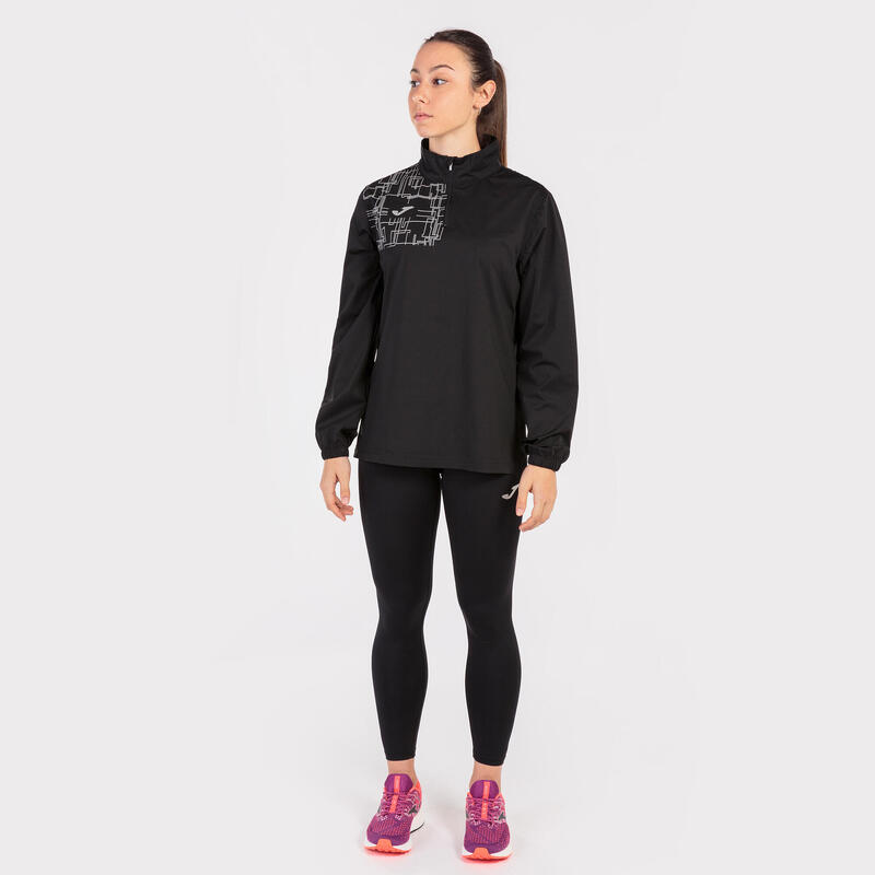 Sweat-shirt trail running Femme Joma Elite viii noir