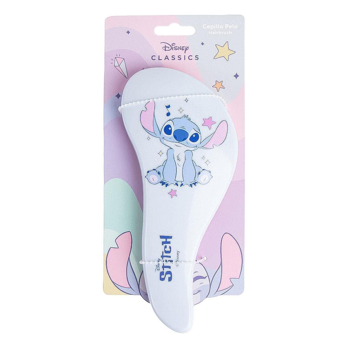 Brosse démêlante pour enfants Stitch, en plastique ABS bleu clair 6/6