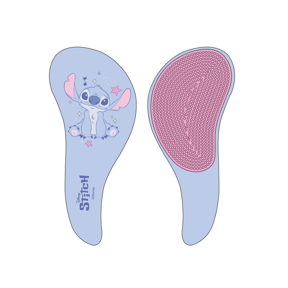 Brosse démêlante pour enfants Stitch, en plastique ABS bleu clair 2/6