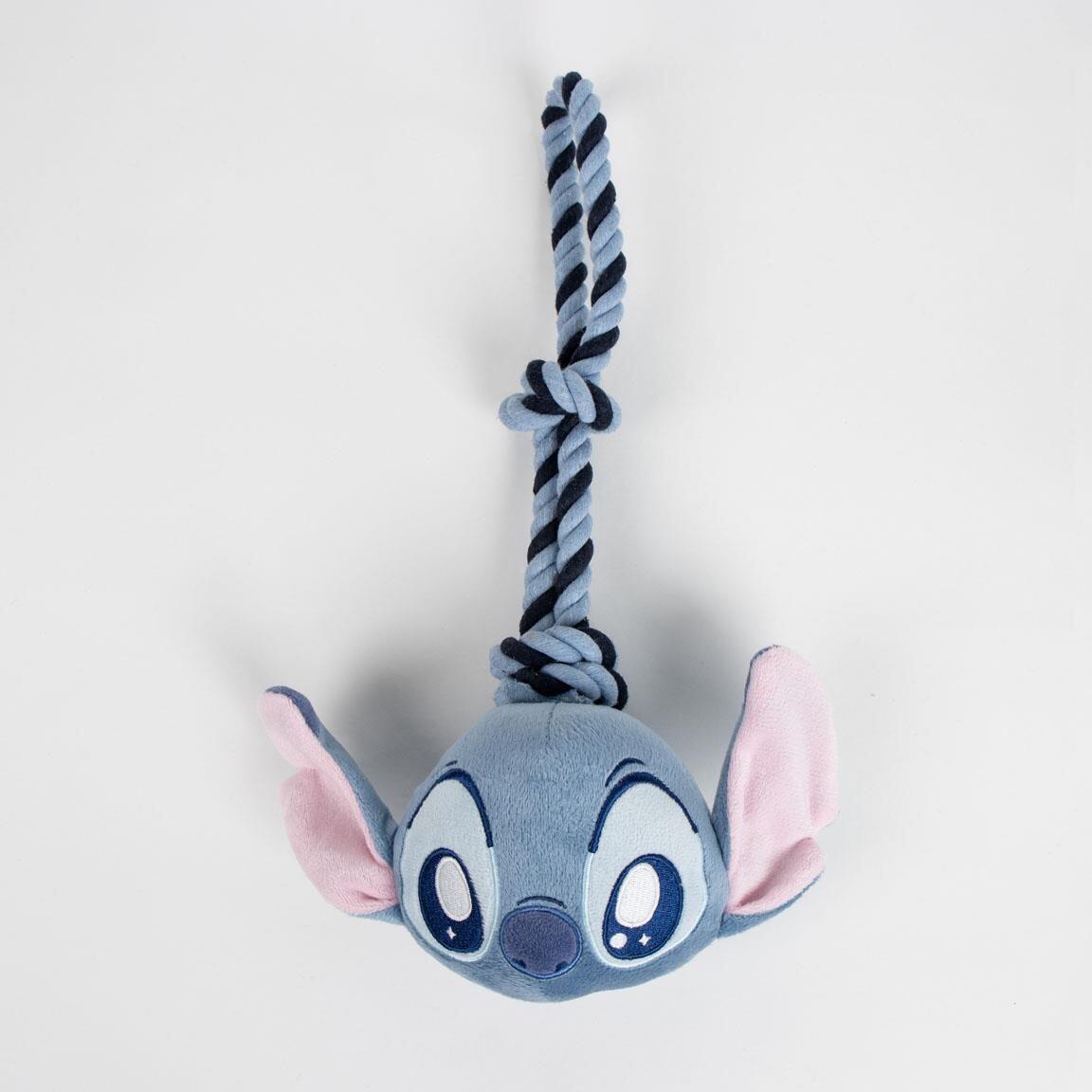 Corde à mâcher Stitch Dog Dental Rope, jouet à mâcher en coton bleu 5/6