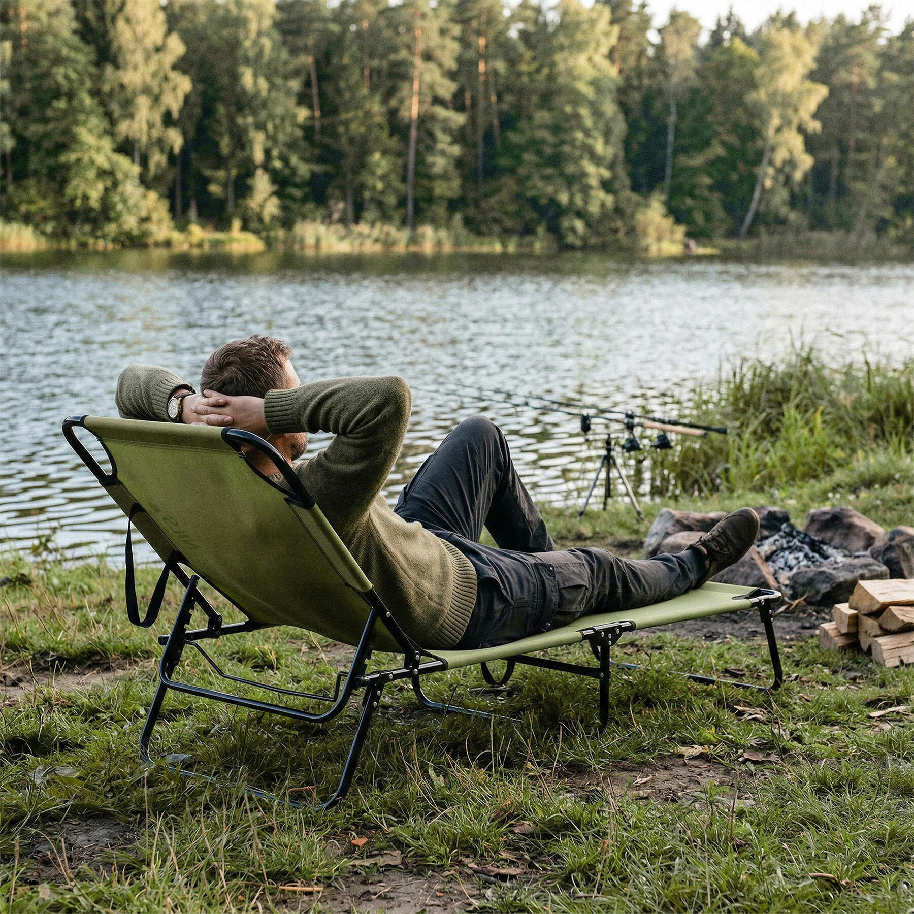 Skládací lehátko NILS Camp NC3026 3/7