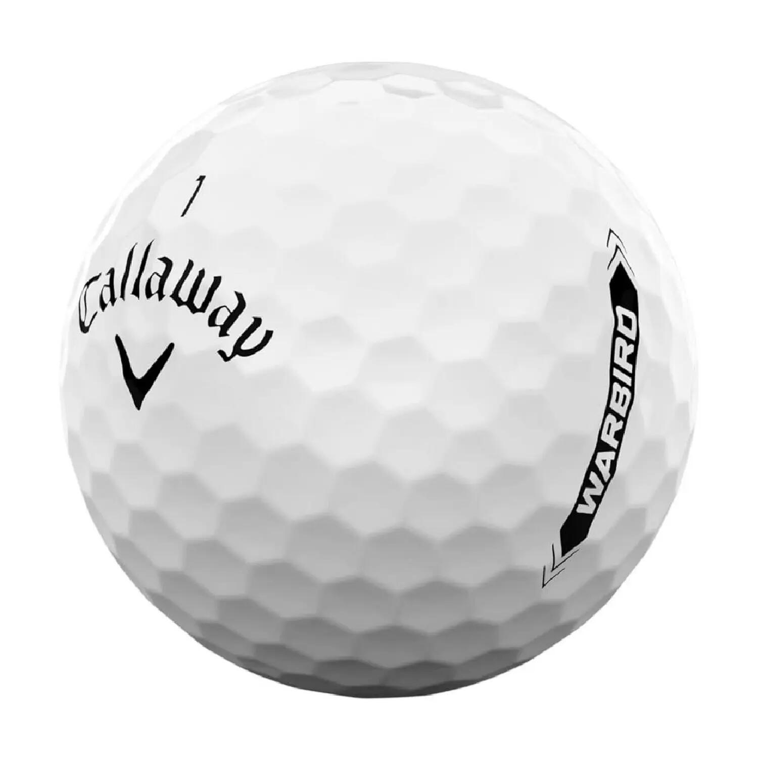 Golfbälle (12erPack) Damen und Herren Weiß Einheitsgröße 2/4