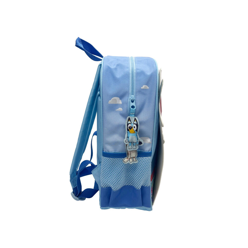 Mochila Escolar Infantil Bluey 35 cm con Asas Ajustables Azul 2/3