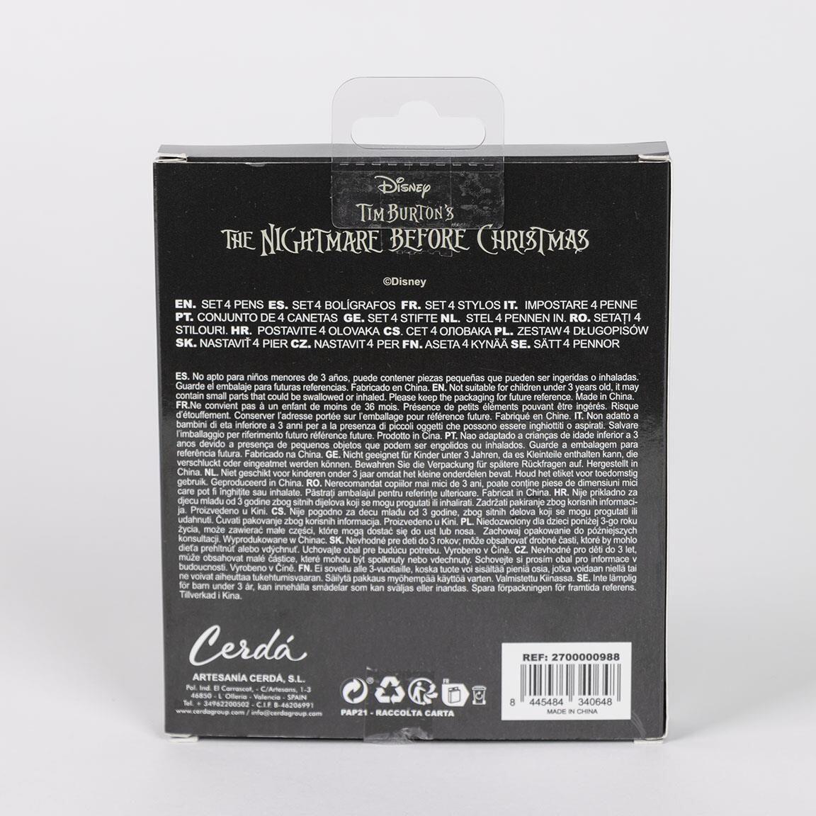 Conjunto de canetas infantis "O Estranho Mundo de Jack", de borracha e 5/5