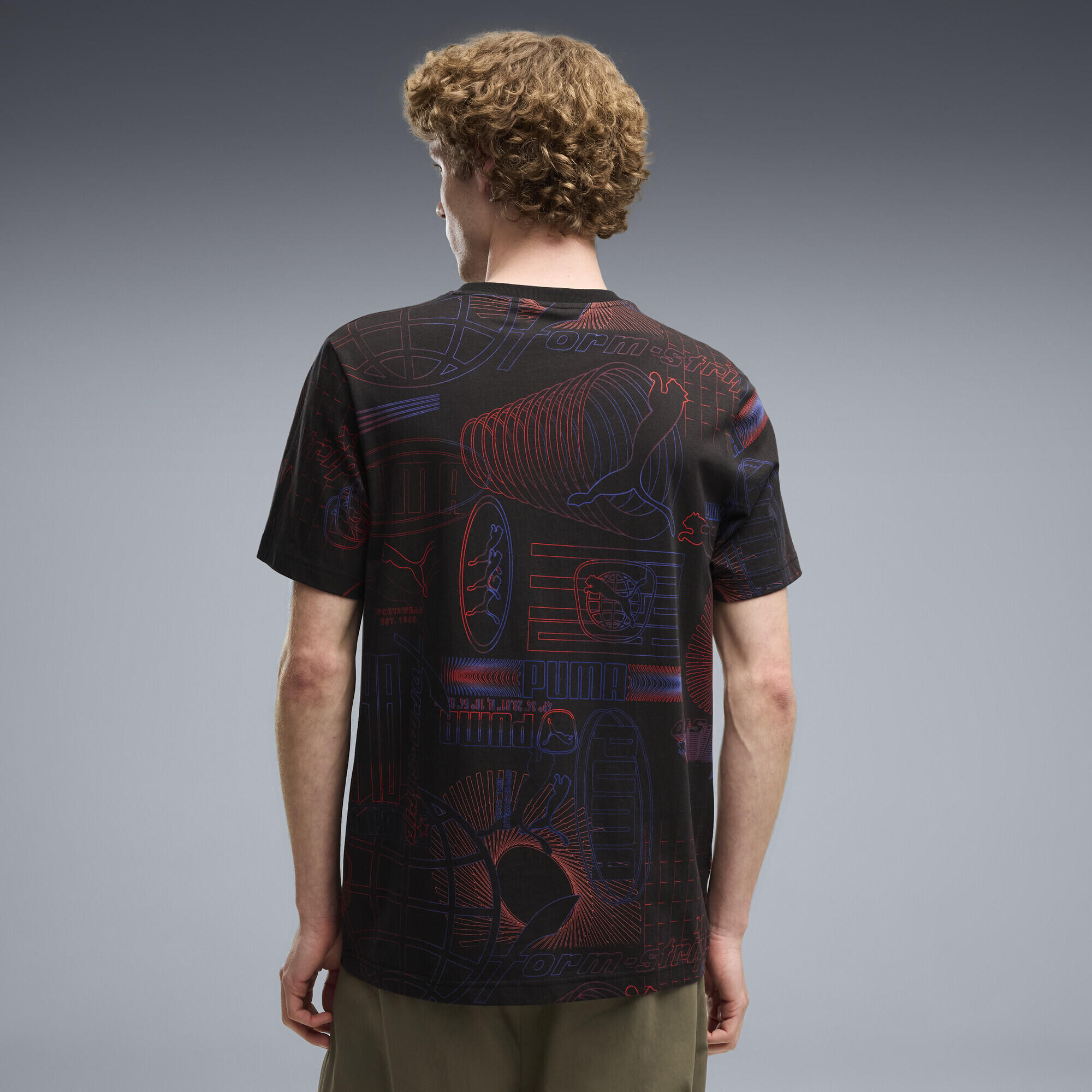 Męska koszulka Essentials Printed Graphic PUMA 3/5