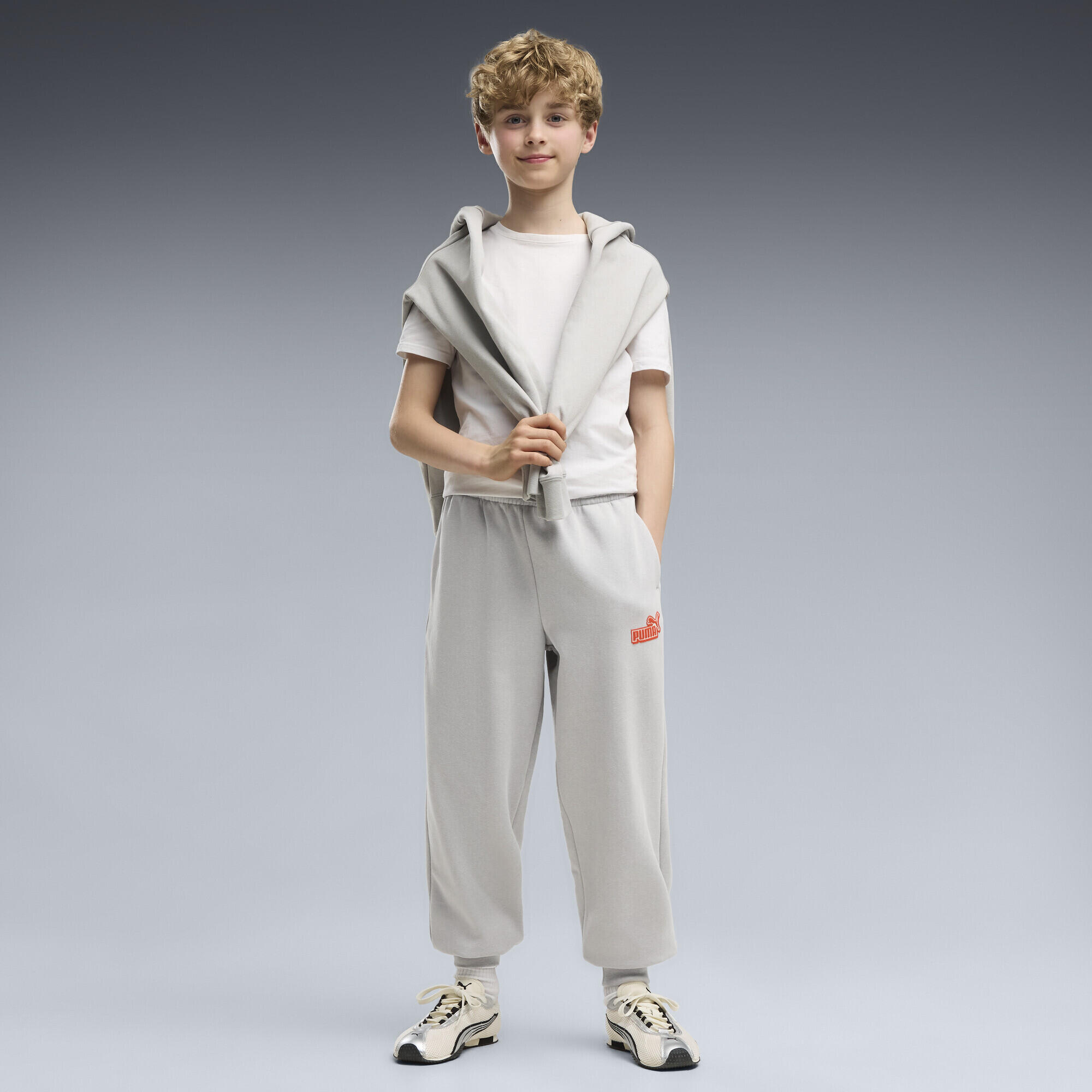 Pantaloni della tuta con logo Essentials Lab dal taglio morbido per ragazzi PUMA 2/5