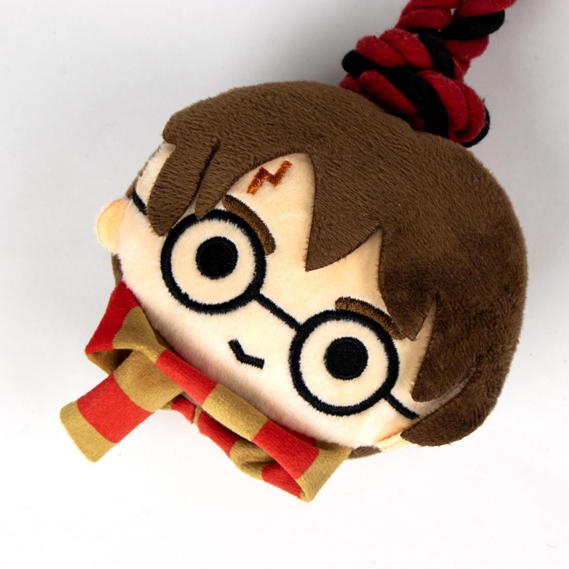 Corde dentaire pour chien Harry Potter, jouet à mâcher en peluche rouge et noire 4/4