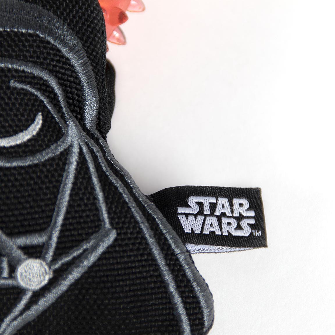 Star Wars Darth Vader Hundekauspielzeug mit strukturiertem Ring, Schwarz und Rot 7/7