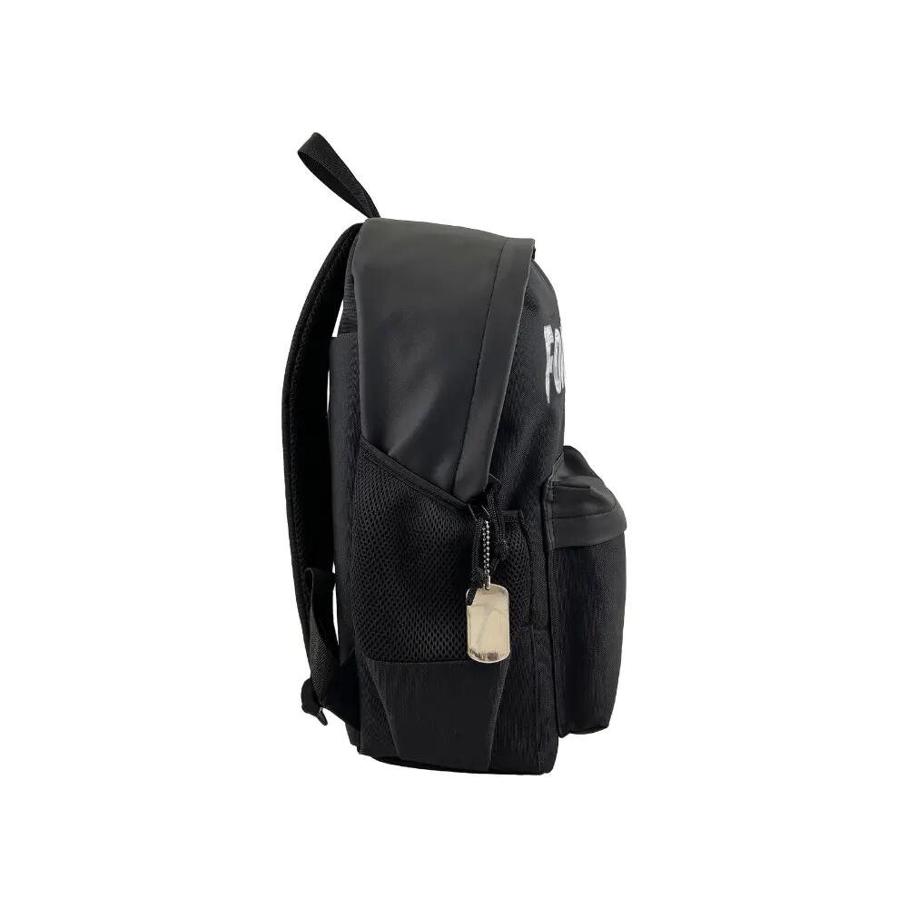 Zaino Fortnite per bambini, regolabile 41 cm con tasca frontale, nero 2/3