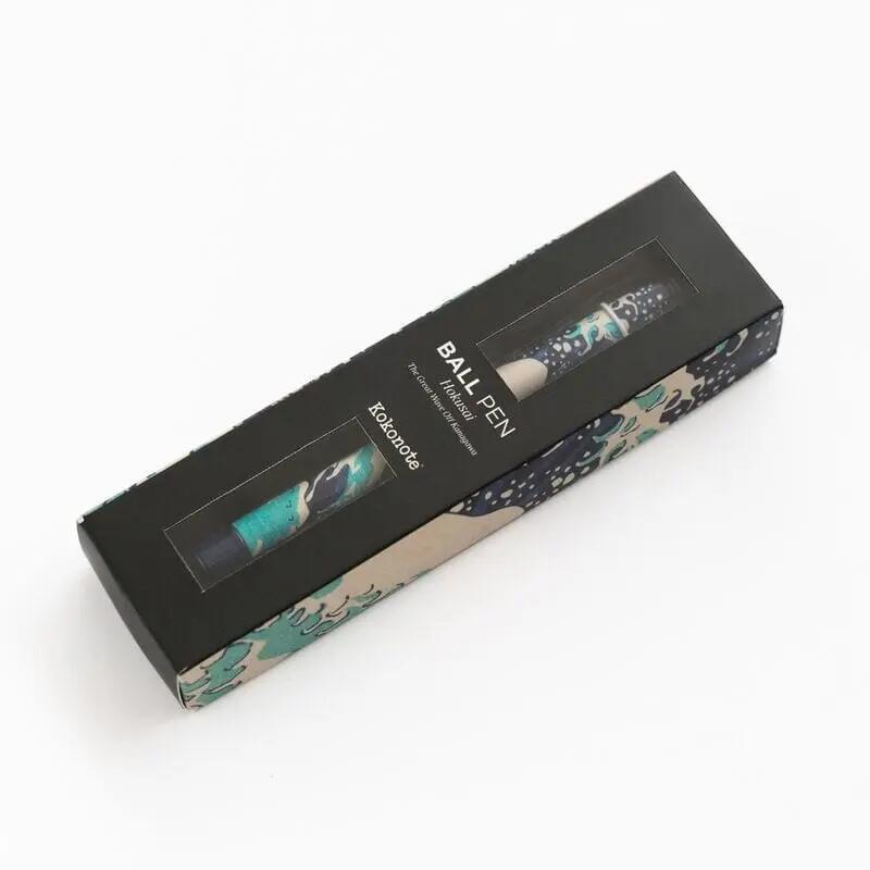 Penna roller per adulti, La Grande Onda di Kanagawa, Hokusai, Blu Navy 2/4
