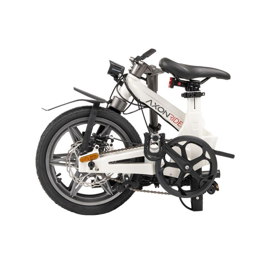 AXON RIDES Pro Electric Folding Bike, Ivory White 2/5