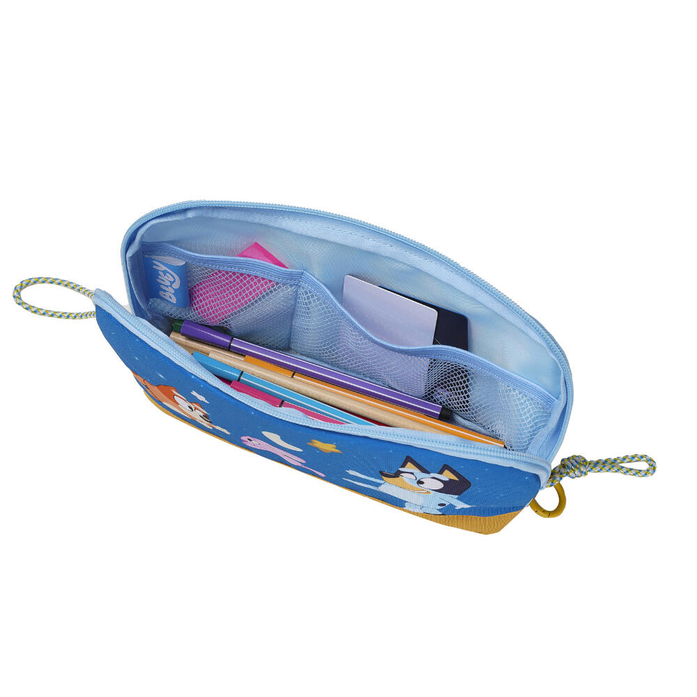 Neceser Infantil Bluey de Poliéster con Cremallera 24x15 cm Azul 3/3
