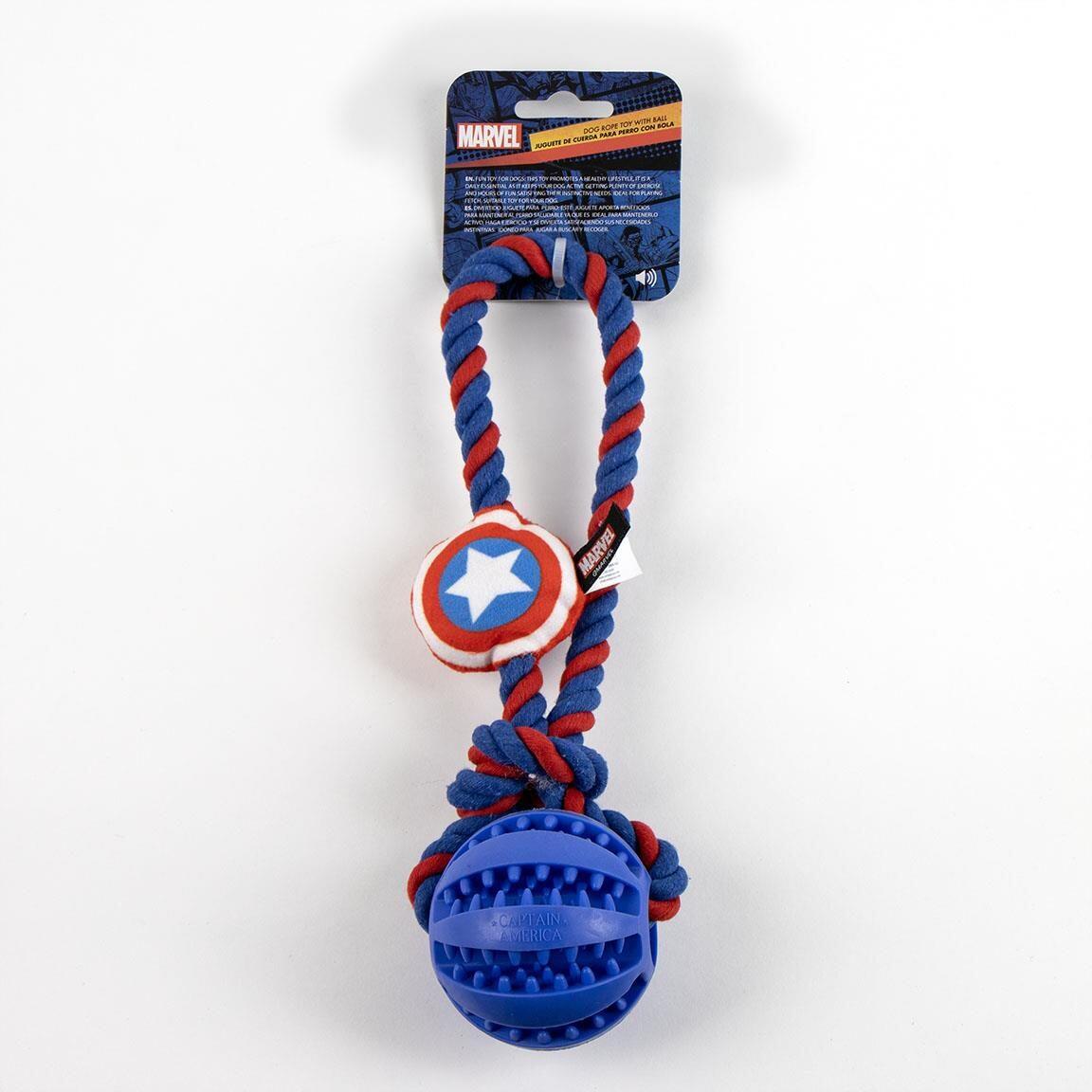 Jouet pour chien Marvel Avengers en TPR avec son, rouge multicolore 6/6