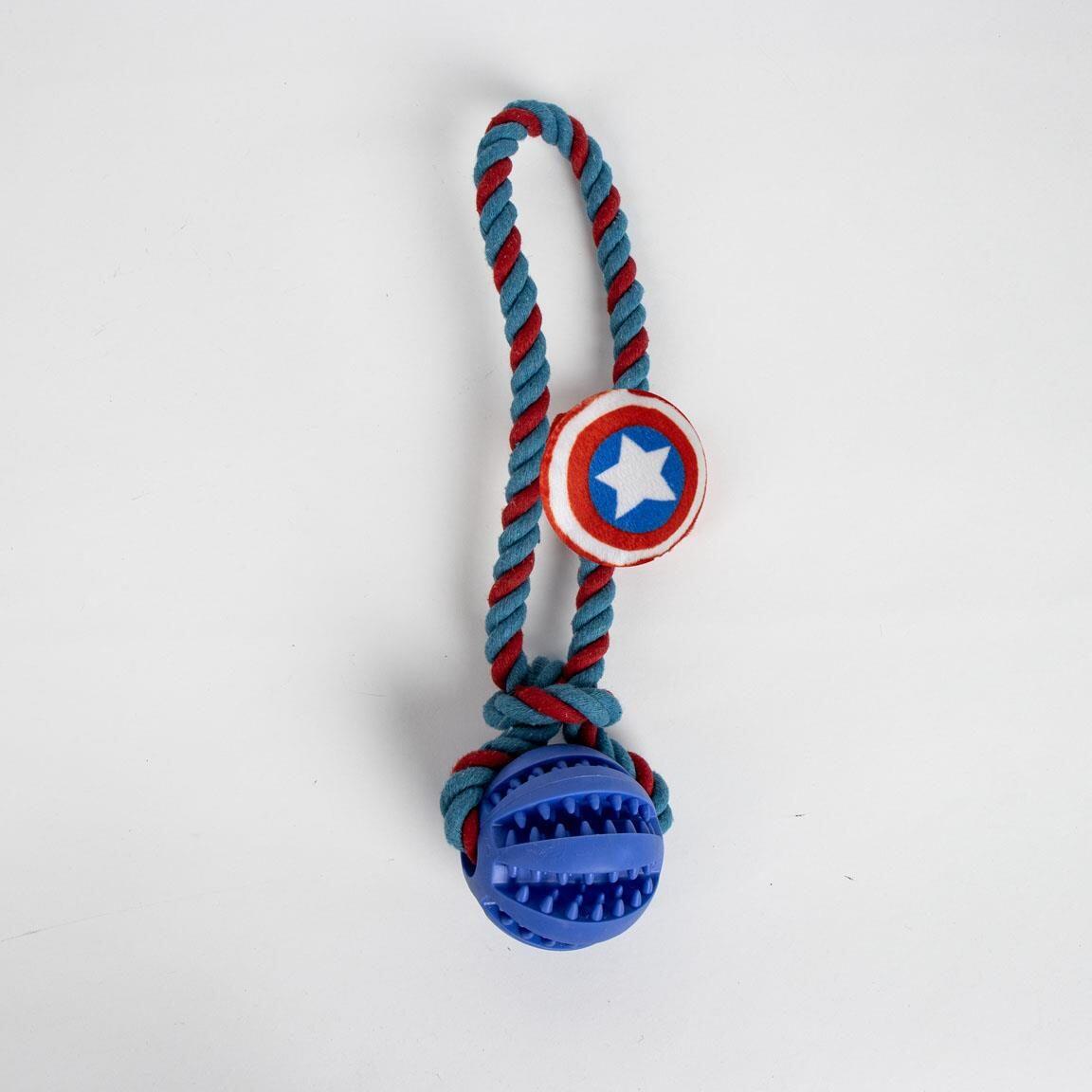 Jouet pour chien Marvel Avengers en TPR avec son, rouge multicolore 5/6