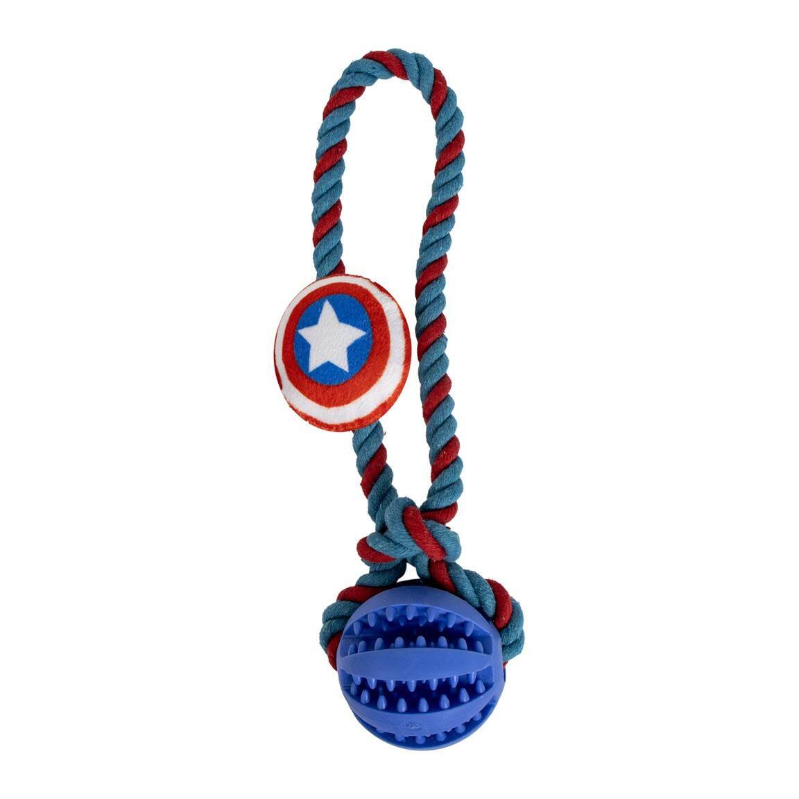 Jouet pour chien Marvel Avengers en TPR avec son, rouge multicolore 2/6