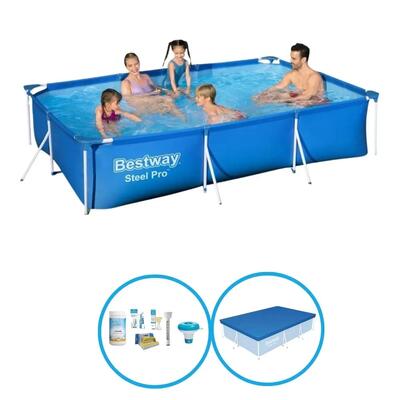 Bestway steel pro rechthoekig - 300x201x66 cm - 3-delig s22713