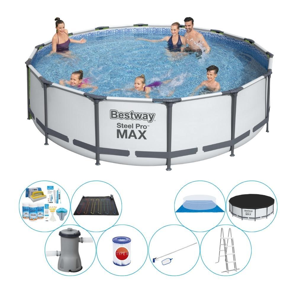 Schwimmbadpaket - Bestway Steel Pro MAX 427x107 cm Rund 1/6
