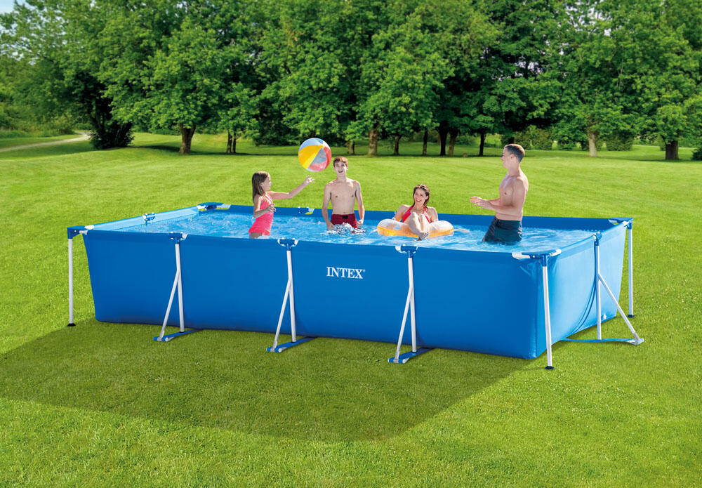 Intex Pool Rectangular Frame 450x220x84 cm - Inklusive Zubehör 2/7