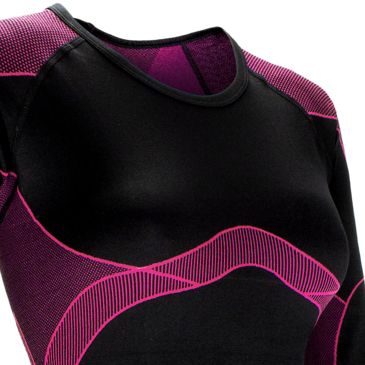 Set sous-vêtements thermiques et fonctionnels | Femmes | Seamless | Noir/Rose 9/11