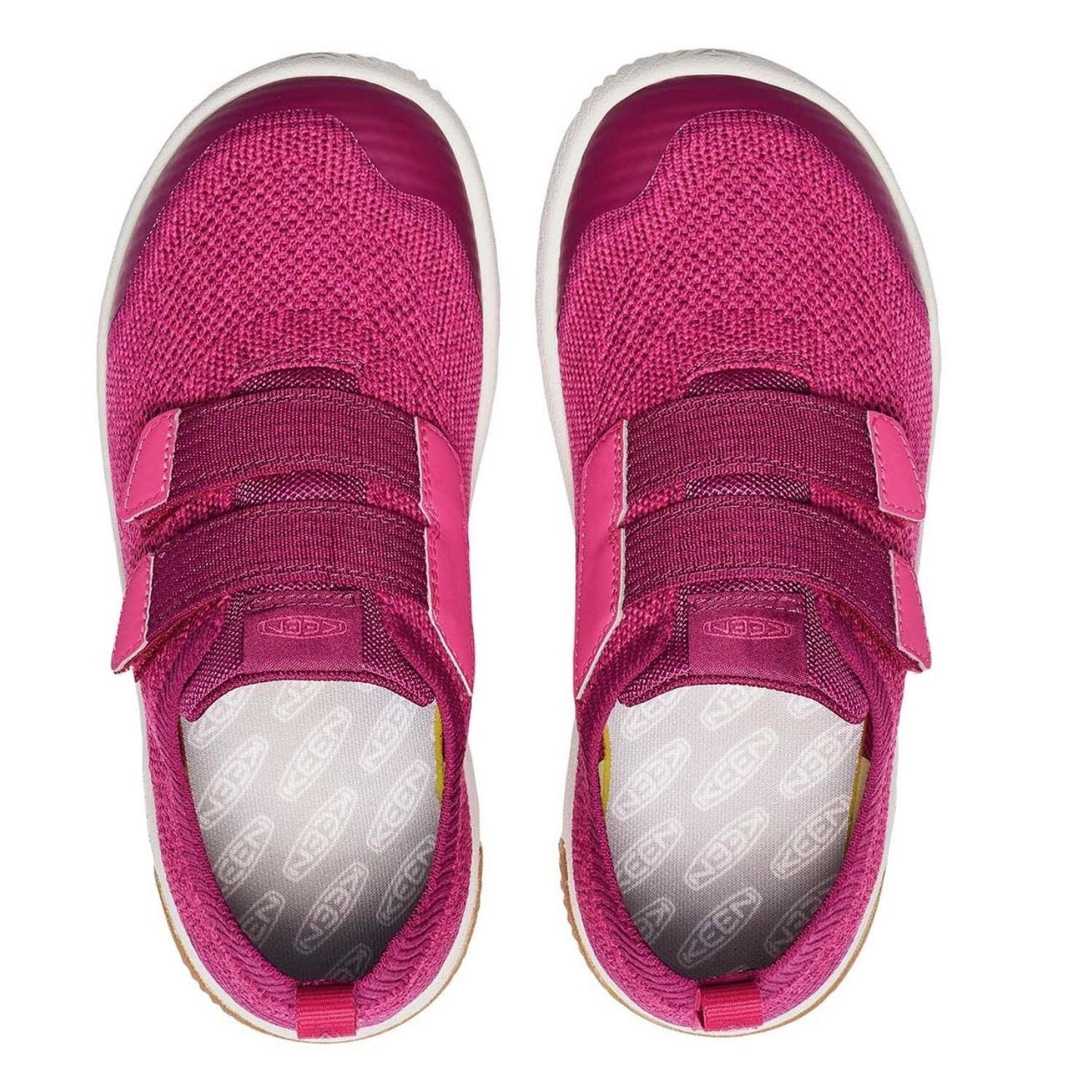 Mädchenschuhe Keen KNX Knit DS sportliche Stadtsneaker mit Klettverschluss rosa 7/7