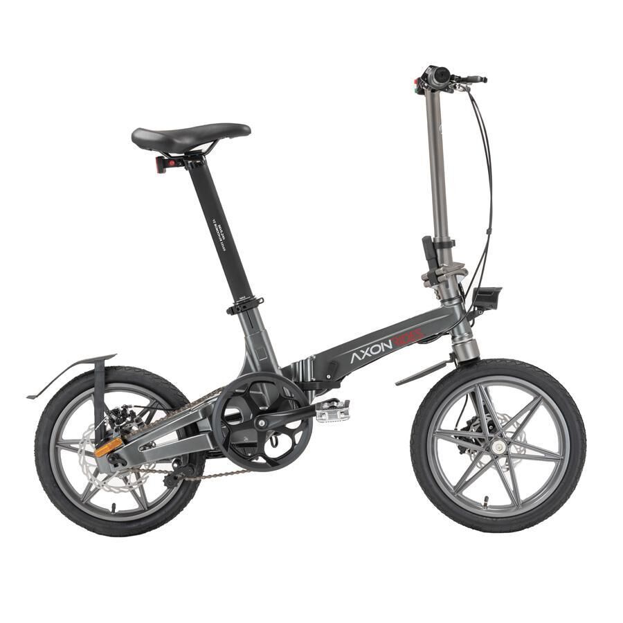AXON RIDES AXON RIDES Pro Lite Electric Folding Bike, Dark Grey