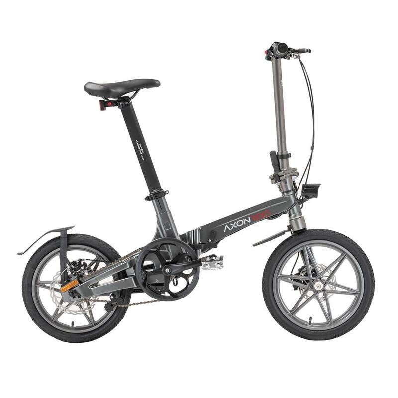 AXON RIDES Pro Lite Electric Folding Bike, Dark Grey