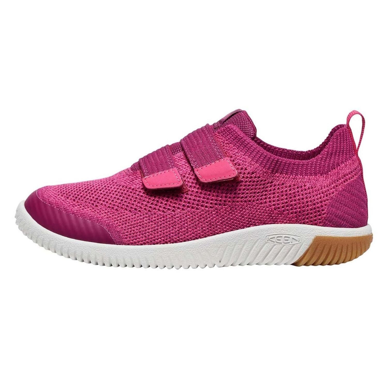 Mädchenschuhe Keen KNX Knit DS sportliche Stadtsneaker mit Klettverschluss rosa 6/7