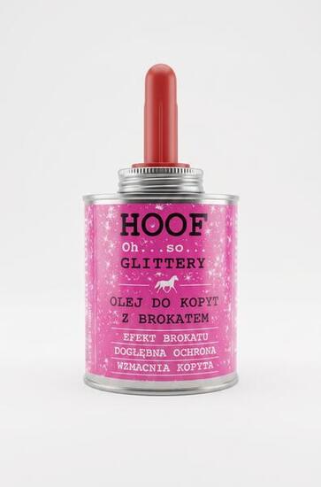 Olej do kopyt dla koni z brokatem 450ml