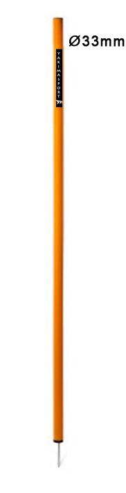 YAKIMASPORT 10x Tréninkové a slalomové hole ELITE 33 mm 170 cm