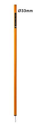 Slalomstange 170 cm Ø 33 mm, Metallspitze