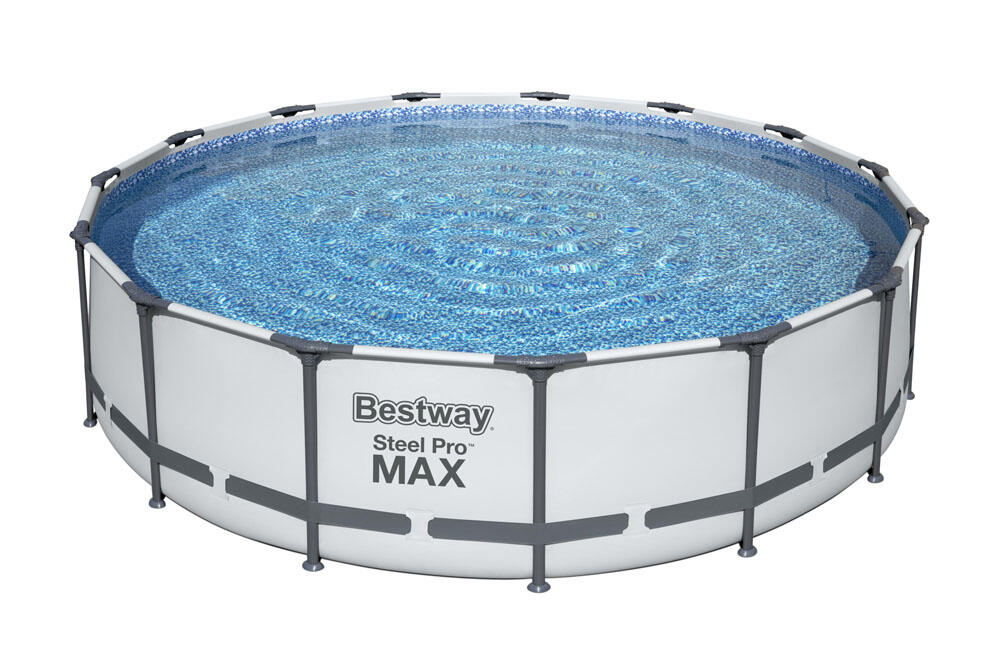 Alles in 1 Pool-Paket - Bestway Steel Pro MAX 427x107 cm Rund 2/5