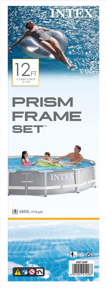 Piscine Prism Frame Ronde - 366x76 cm - 3-pièces  S22480 4/7